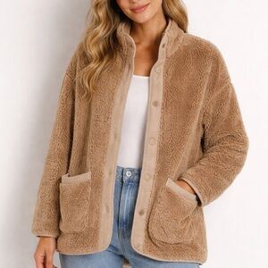 Workshop Republic Clothing Cozy Brown Fleece